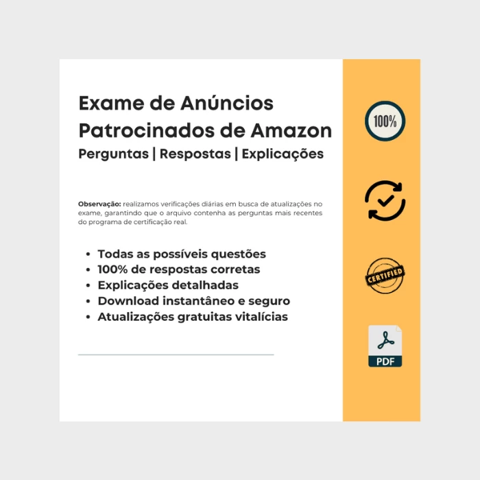 Exame de Anúncios Patrocinados de Amazon