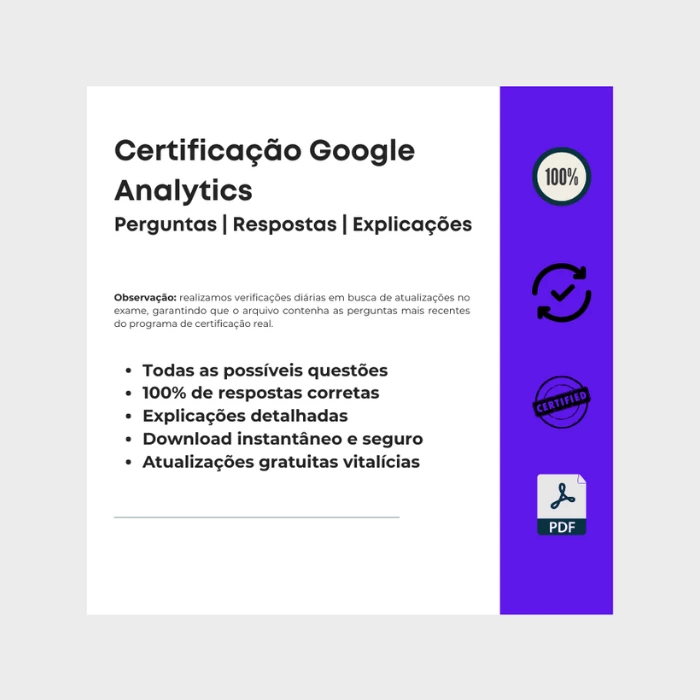 Respostas Certificação Google Analytics
