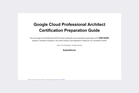 GCCP Architect Certification Exam Answers