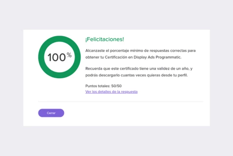 Certificación en Product Ads 