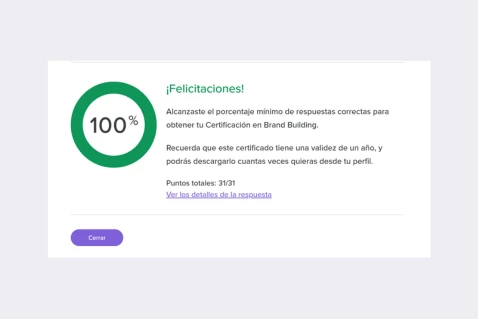 Certificación en Brand Building