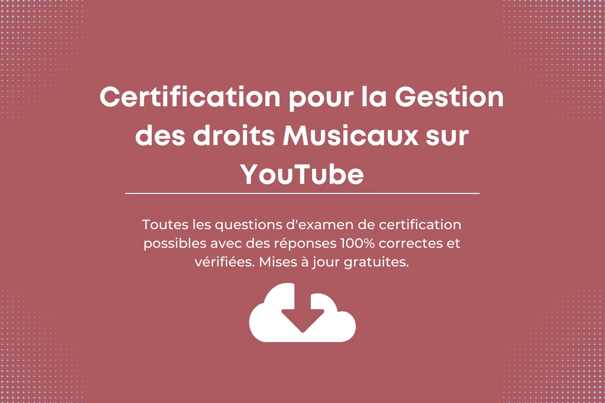 Réponses de Gestion des droits Musicaux sur YT