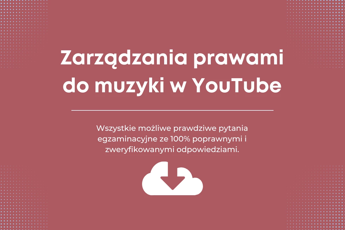 Zarządzania Prawami do Muzyki w YouTube