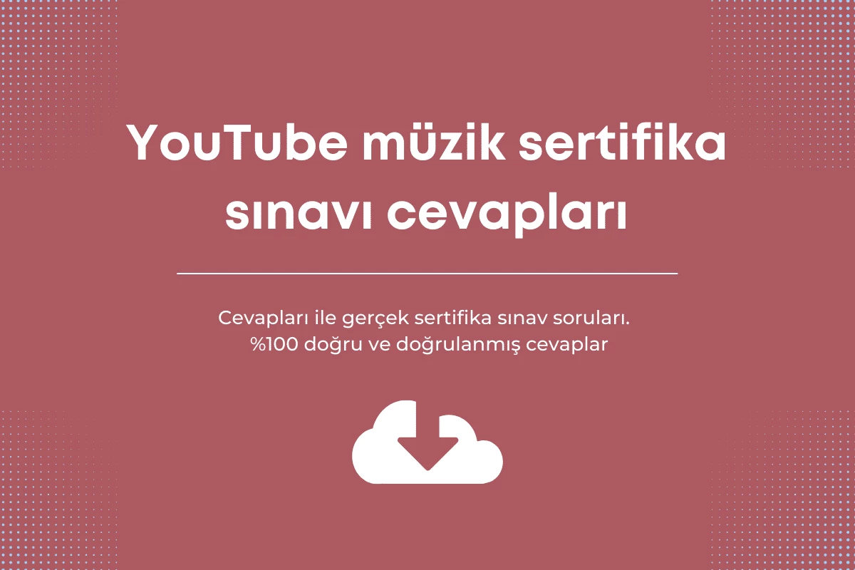 Youtube music sınav cevapları